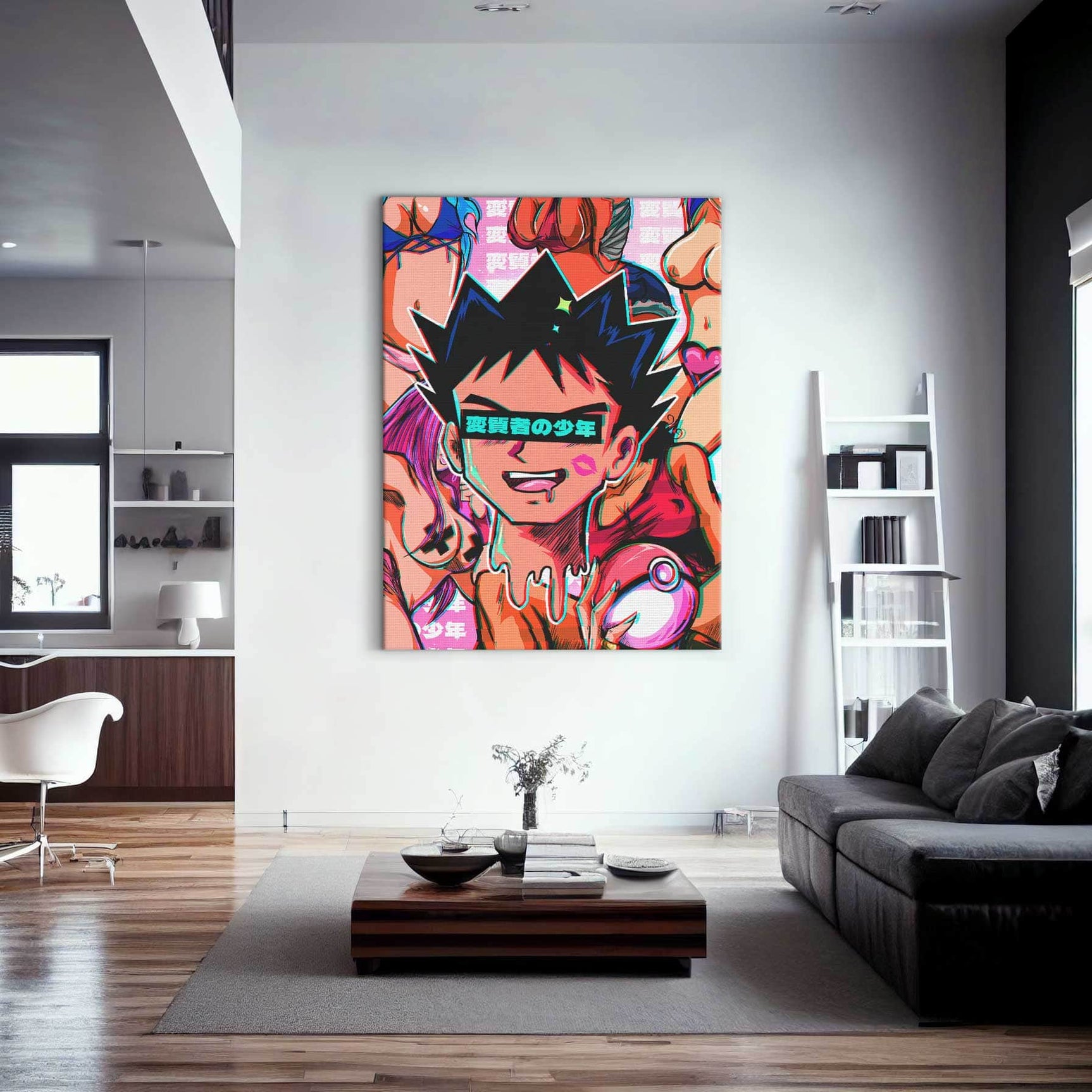 QR Pervy Boy NFT 10 Brock Edition Wall Art
