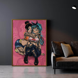 Bulma X Chichi Wall Art