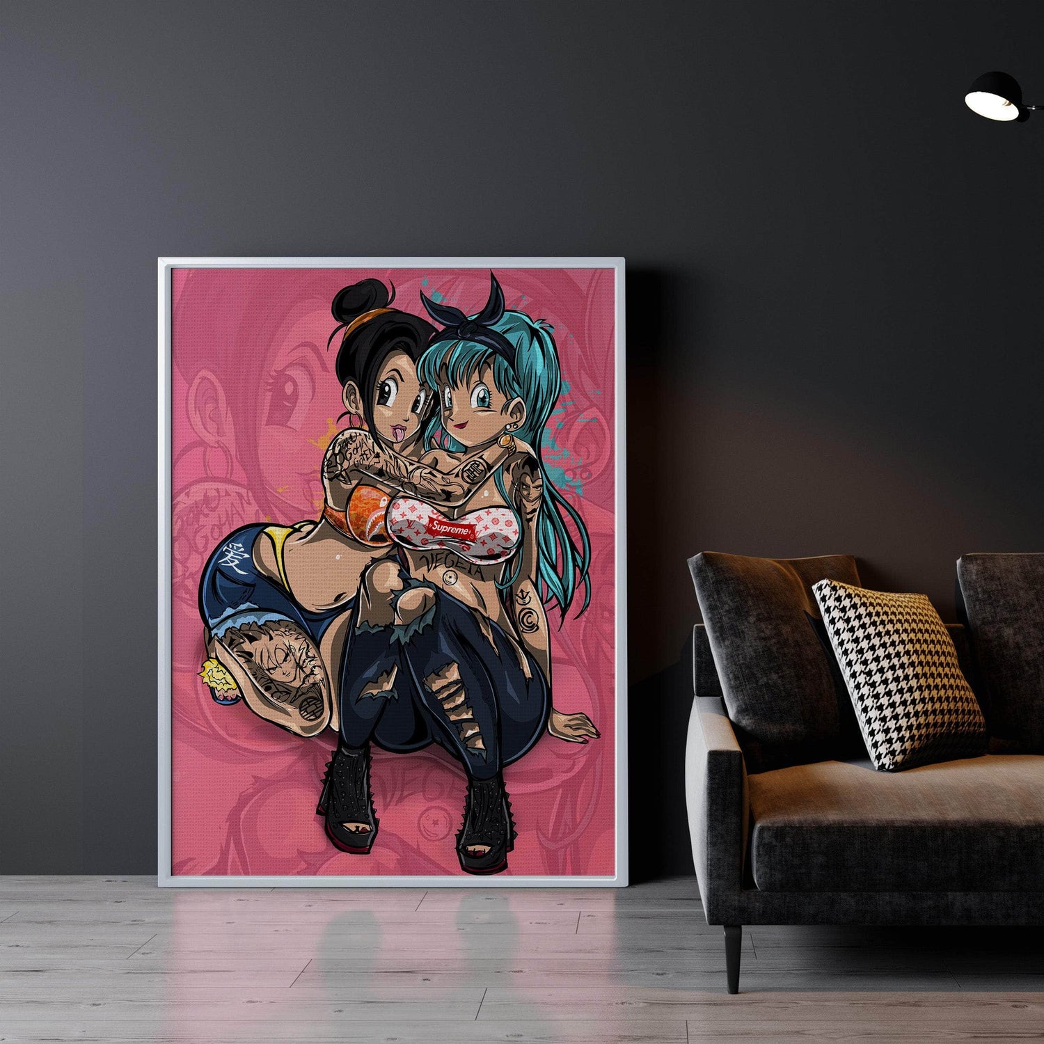 Bulma X Chichi Wall Art