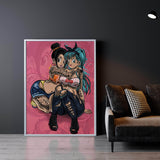 Bulma X Chichi Wall Art