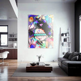 QR Pervy Boy NFT 23 Purple Balls Edition Wall Art
