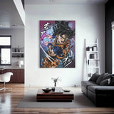 Ultra Instinct Goku Wall Art
