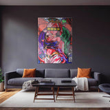 QR Pervy Girl NFT 32 21 Perv Edition Wall Art