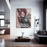 Red God Vegeta Warm Wall Art