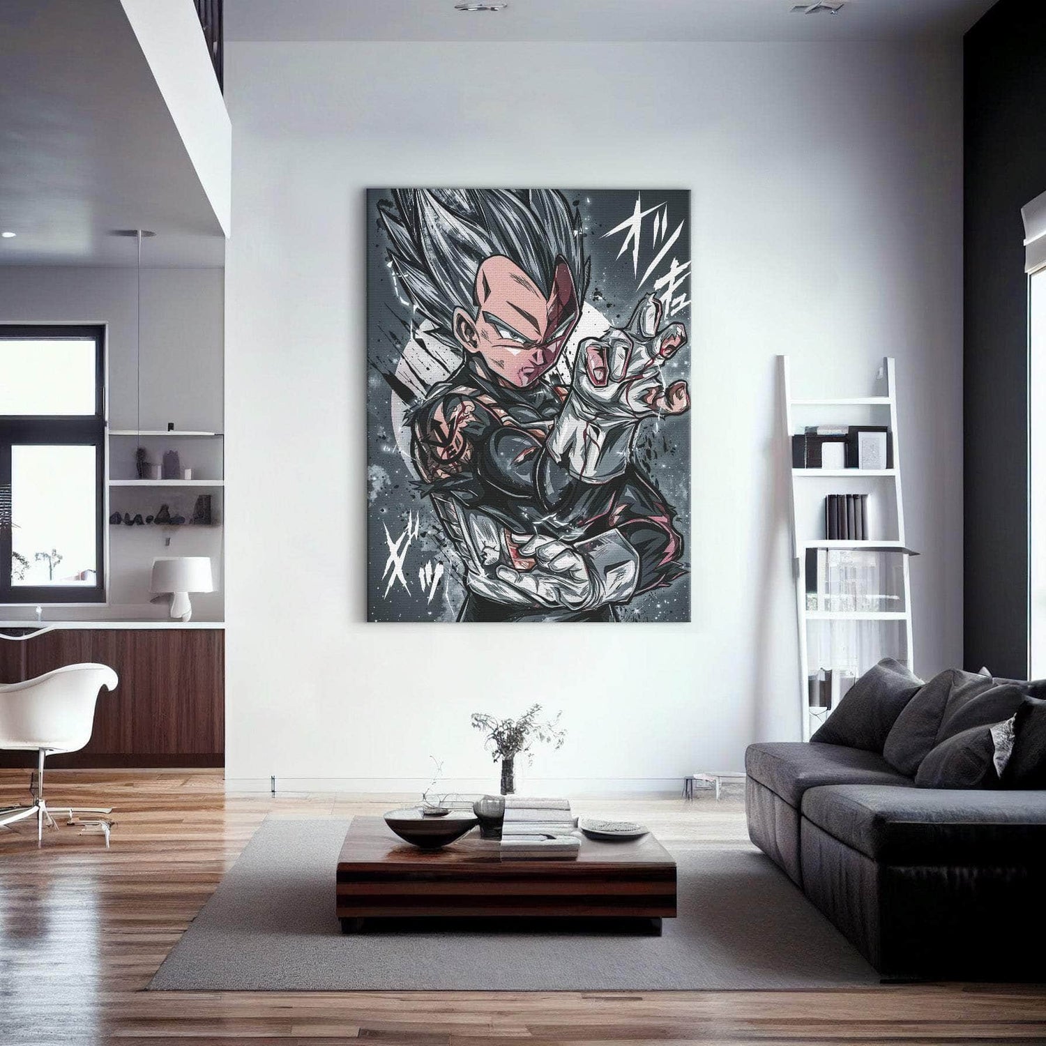 Blue God Vegeta Warm Wall Art