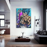 Gogeta Blue DBS Wall Art