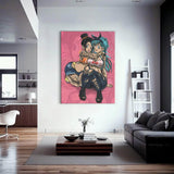 Bulma X Chichi Wall Art