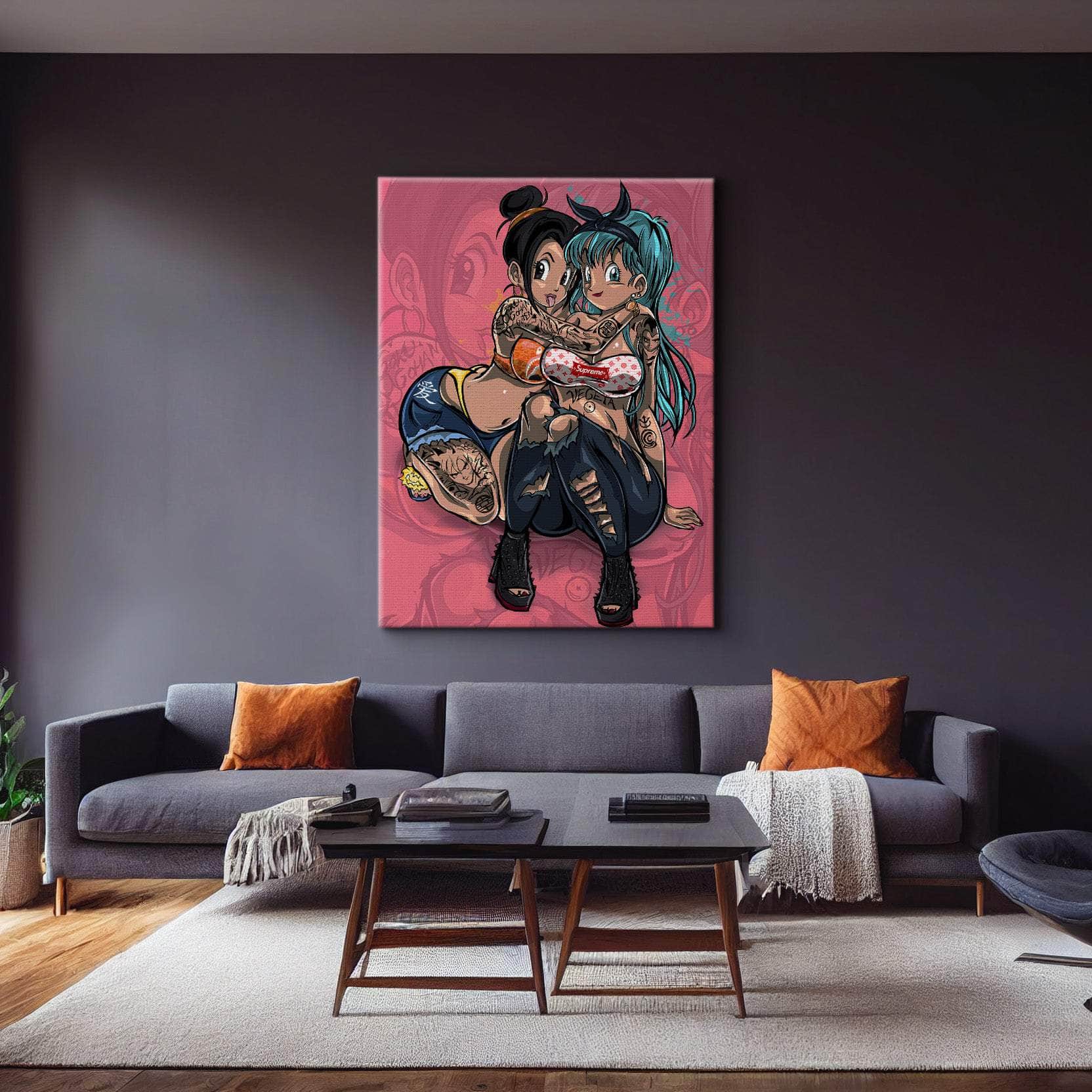 Bulma X Chichi Wall Art