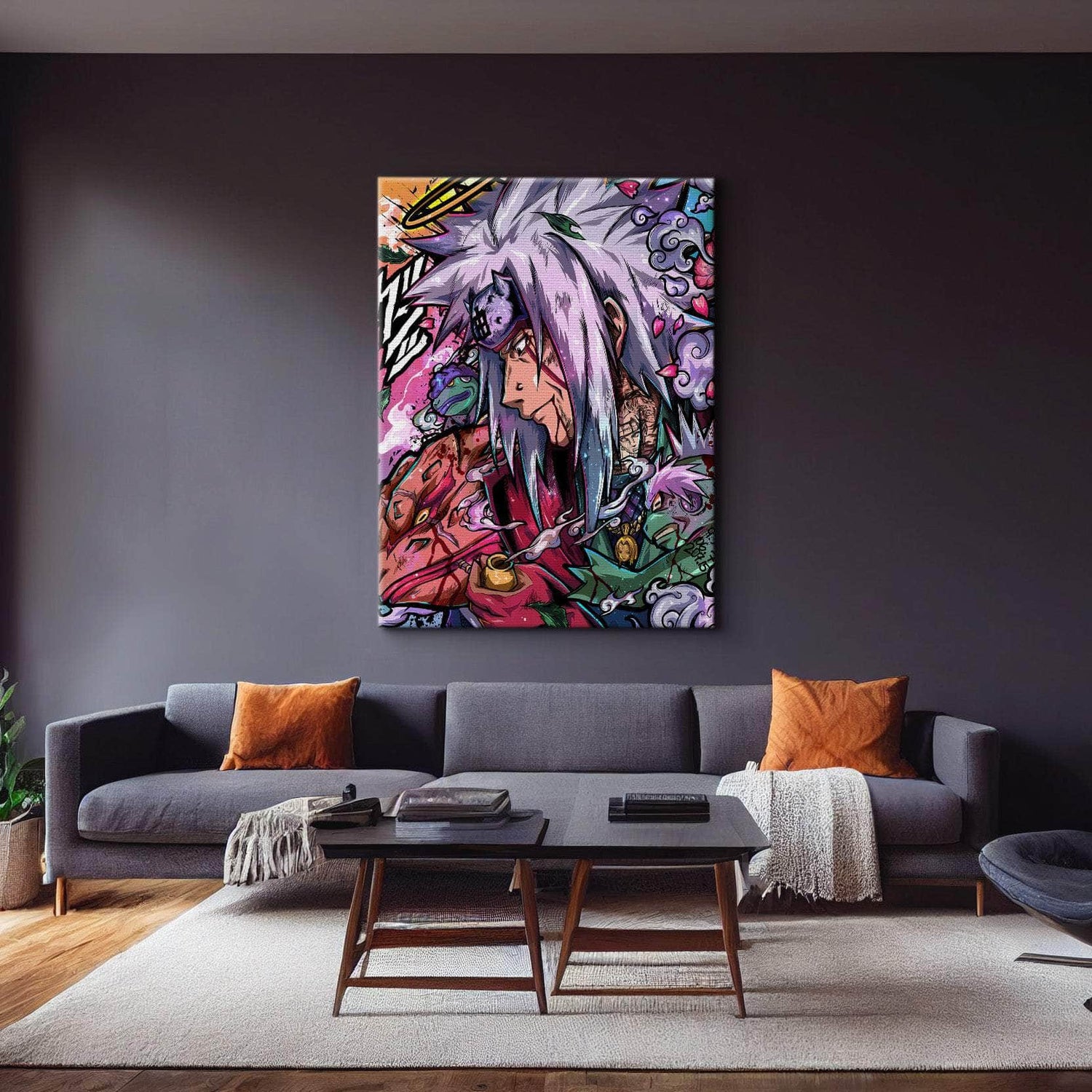 Jiraiya Tribute Wall Art