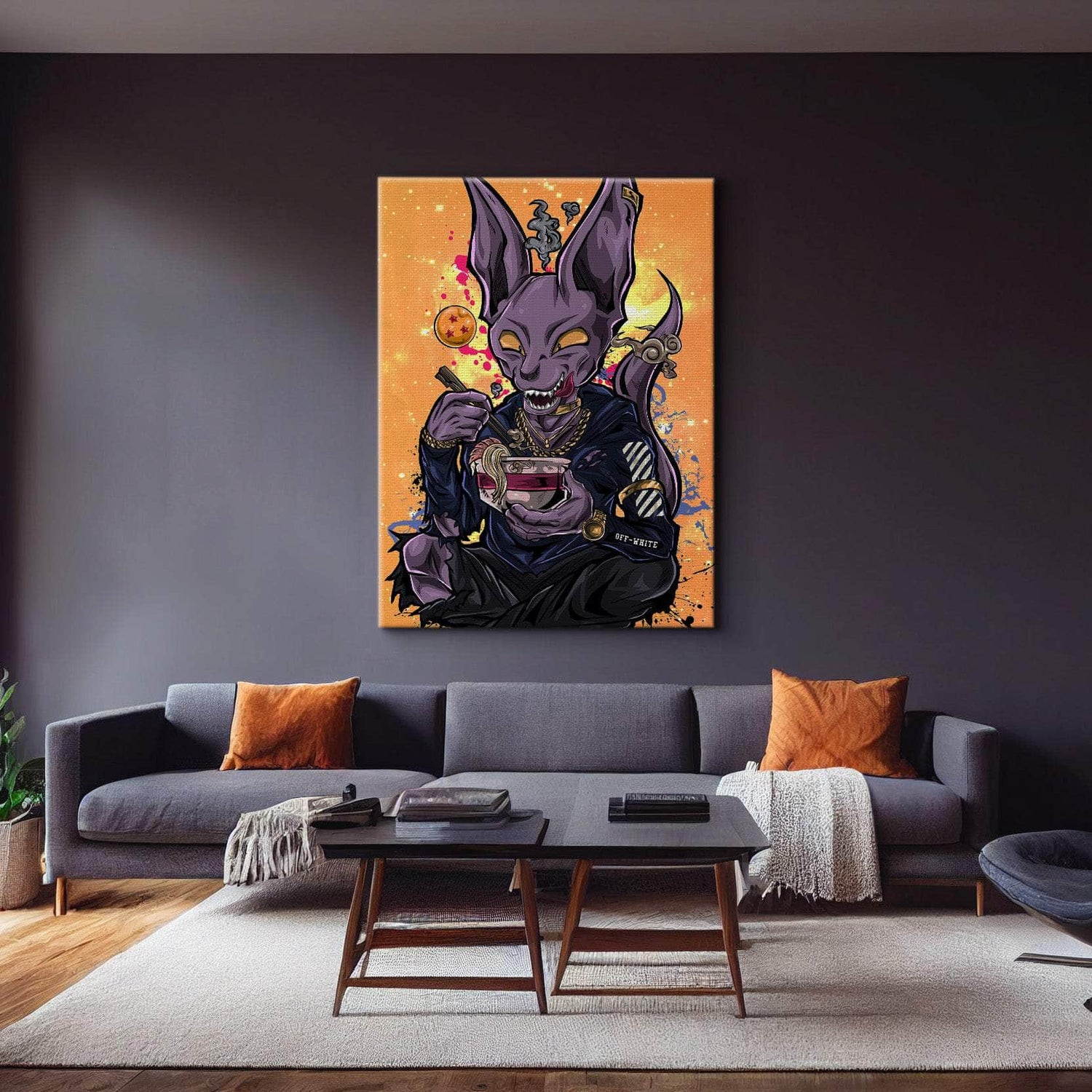 Beerus X Off White Wall Art