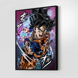 Ultra Instinct Goku Wall Art