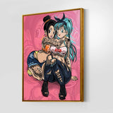 Bulma X Chichi Wall Art