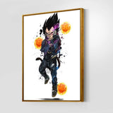 Vegeta Nike Tech Wall Art